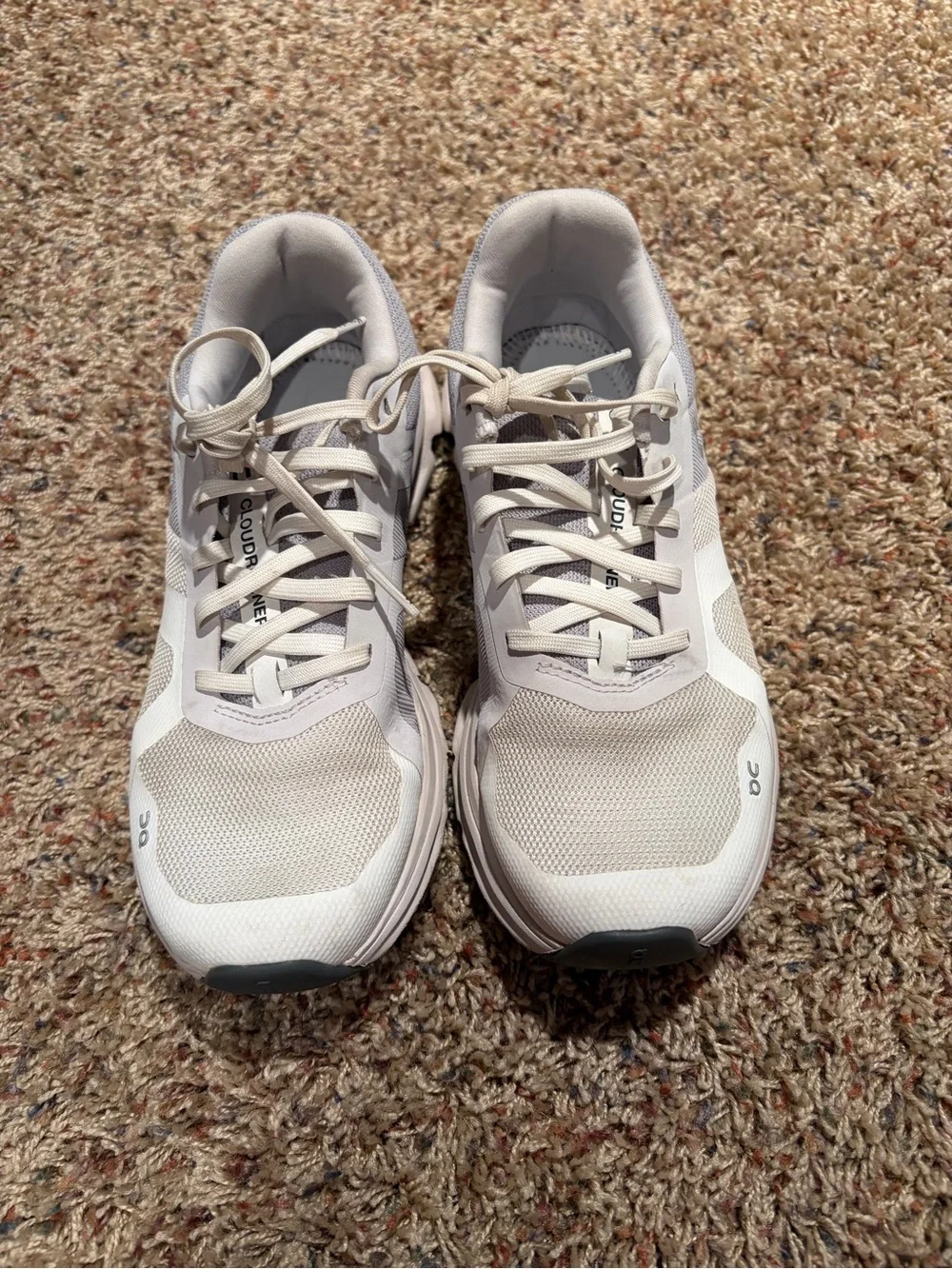 On Cloud White Running Shoes